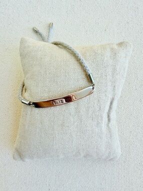*Engraved “It is Well” Pulley Bracelet* KEEP COLLECTIVE Retired Display